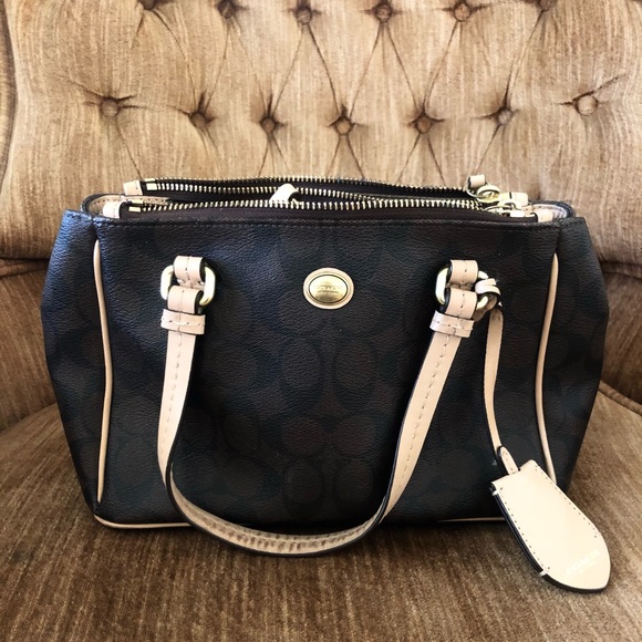 Coach Handbags - Coach signature mini surrey carryall